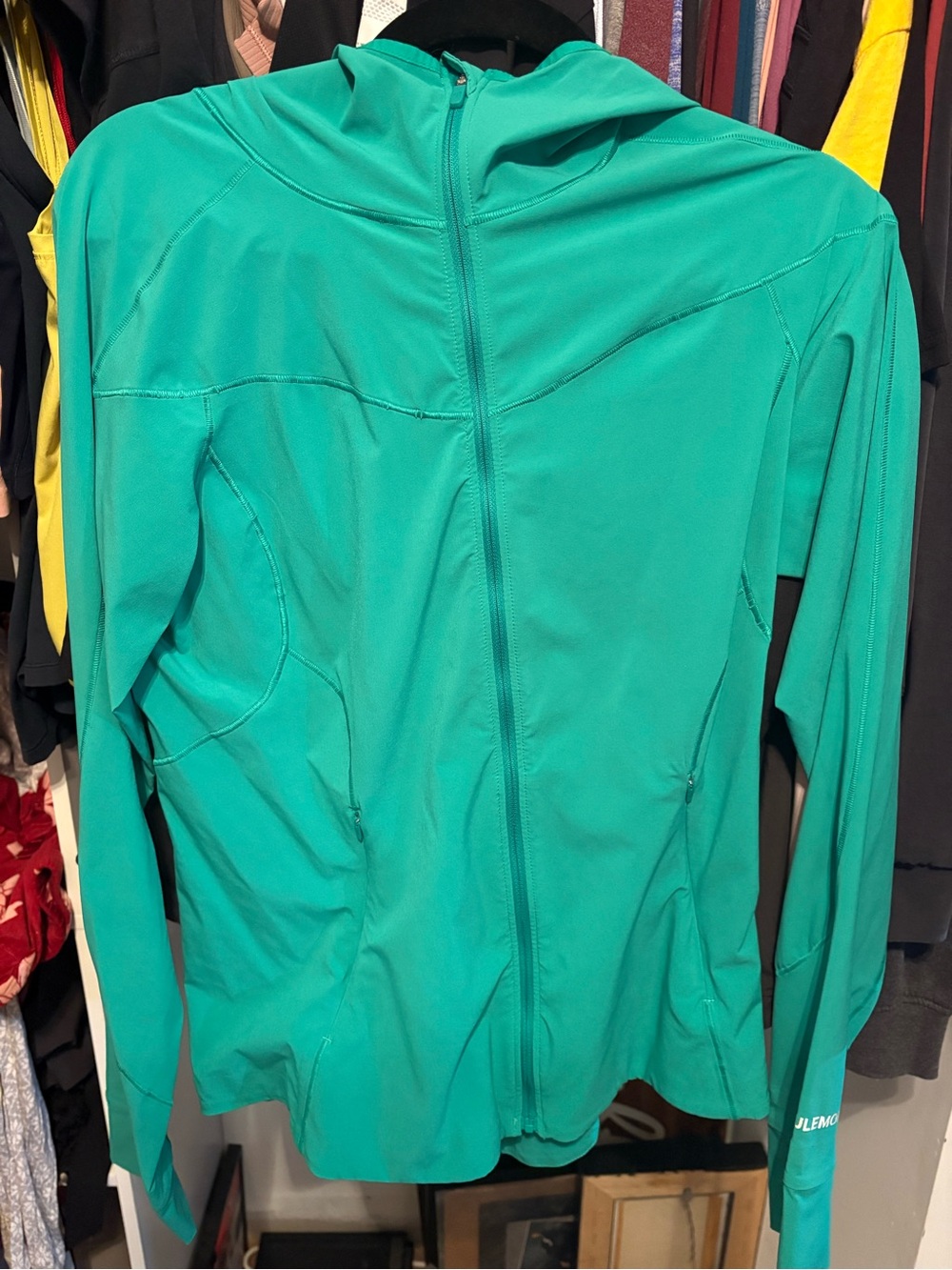 lululemon athletica Teal Full-Zip Hooded Jacket